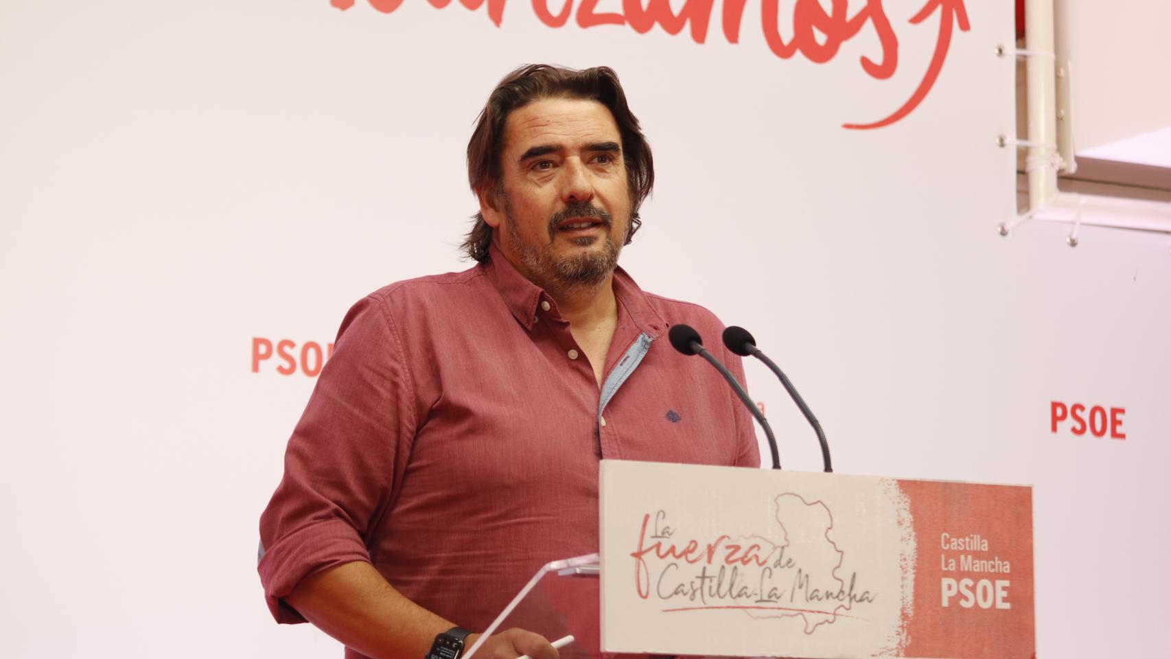 Rafa Esteban en rueda de prensa.