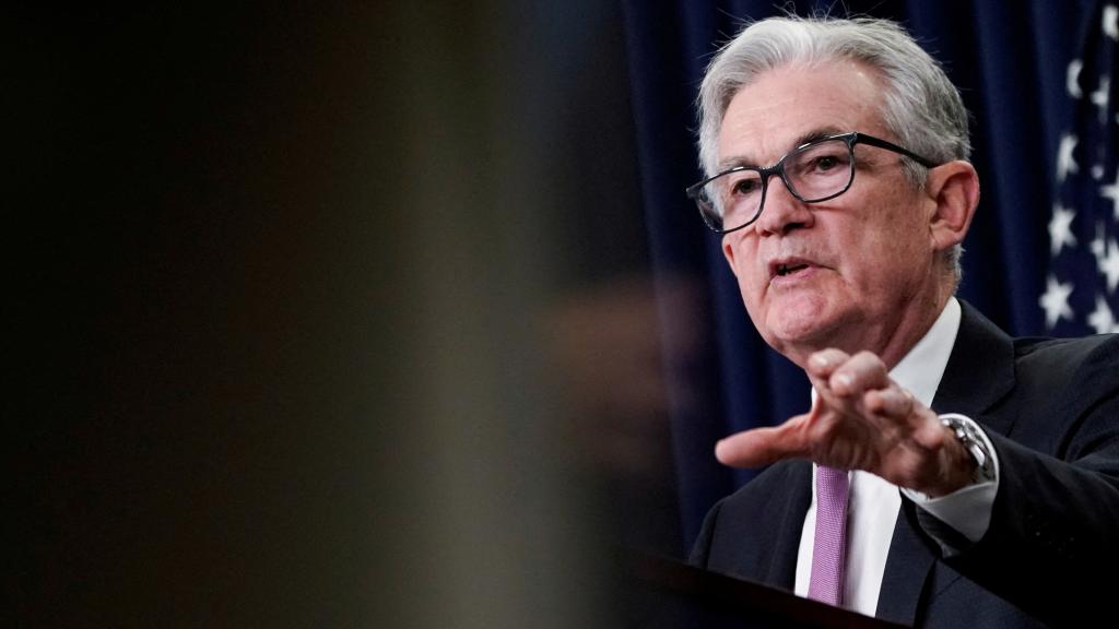 Jerome Powell, presidente de la Reserva Federal.