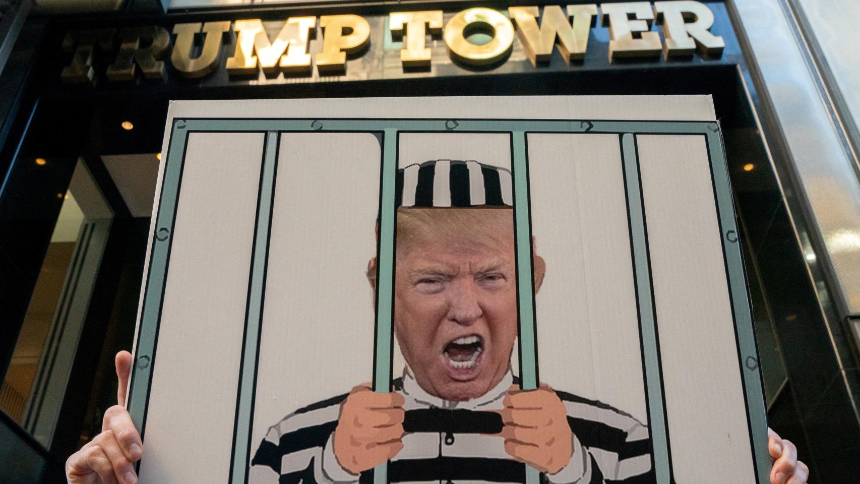 Protestas frente a la torre Trump, en Nueva York.
