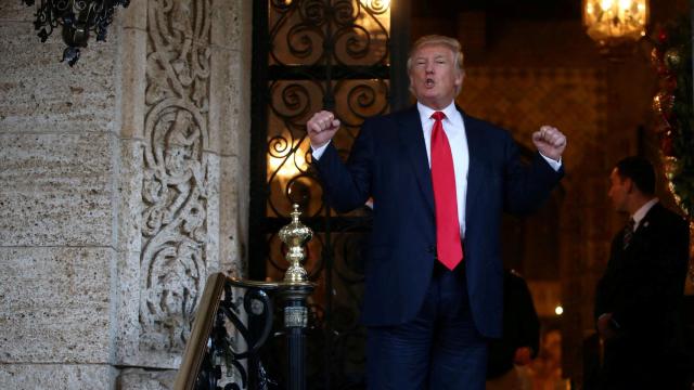 El expresidente de EEUU Donald Trump este miércoles.