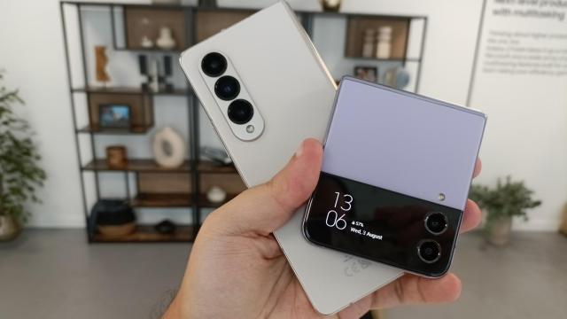 Los Samsung Galaxy Z Fold 4 y Galaxy Z Flip 4