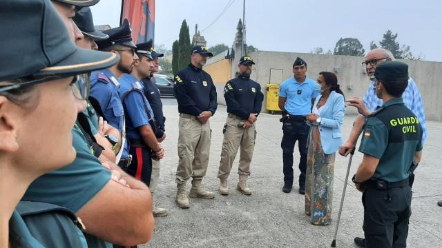El Gobierno agradece la colaboración de agentes de Francia, Portugal y Brasil en la protección del Camino de Santiago.