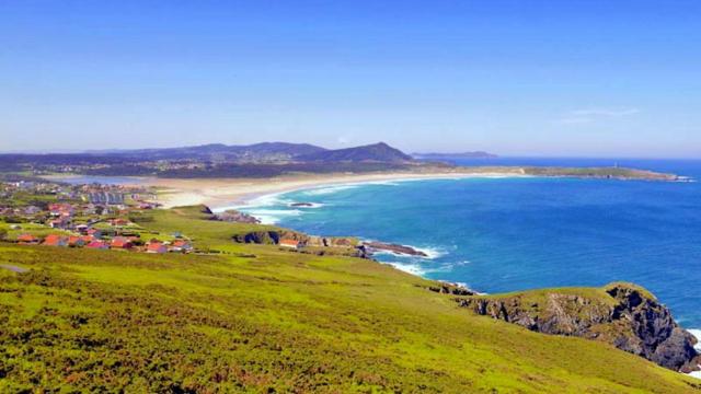 Panorámica de la playa de A Frouxeira.