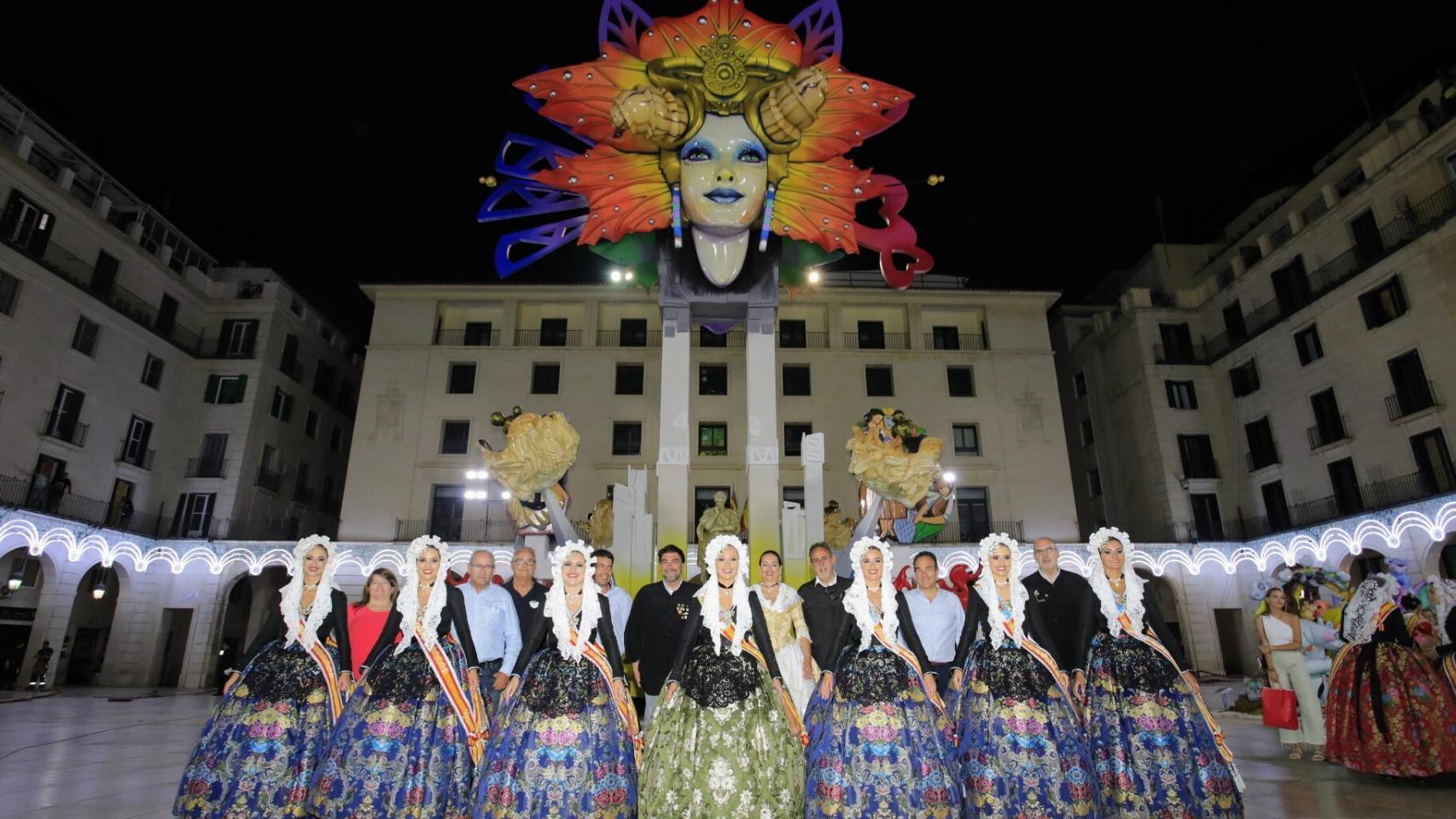 Un instante de las fiestas de este año.