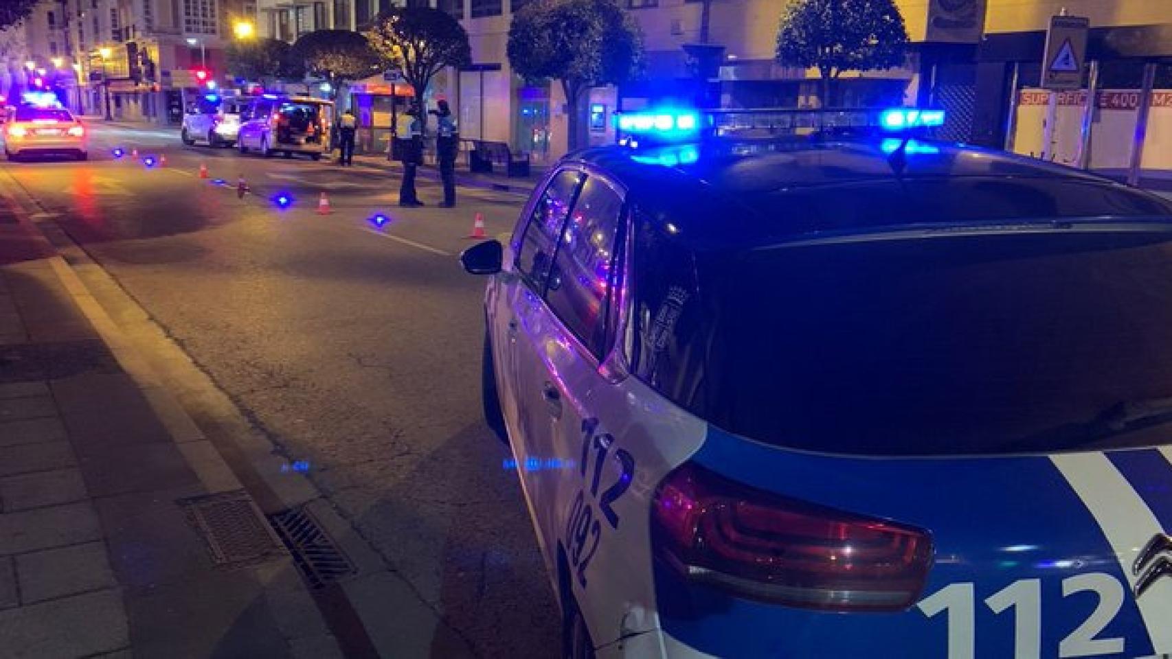 Un vehículo de la Policía Local de Burgos