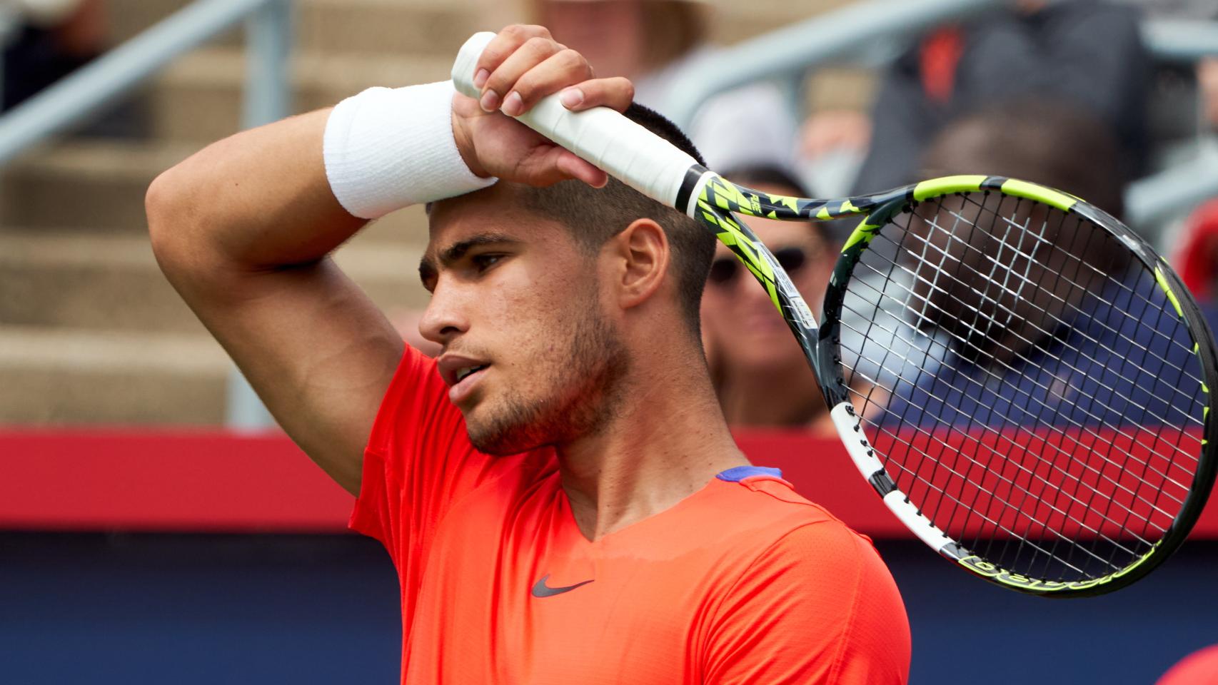 Carlos Alcaraz, durante el Masters 1.000 de Canadá