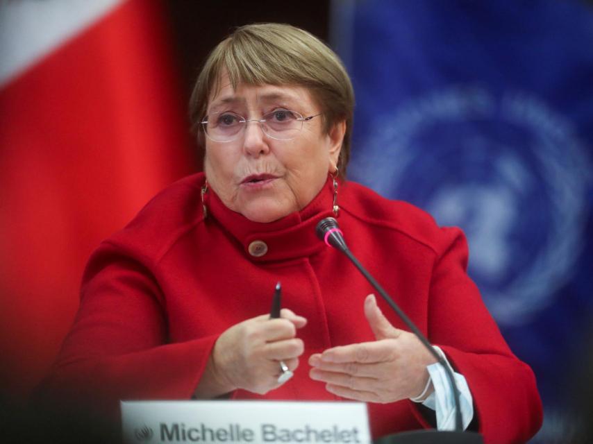 La alta comisionada para Derechos Humanos de la ONU, Michelle Bachelet.