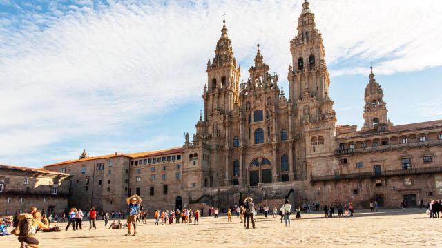 La catedral de Santiago de Compostela.