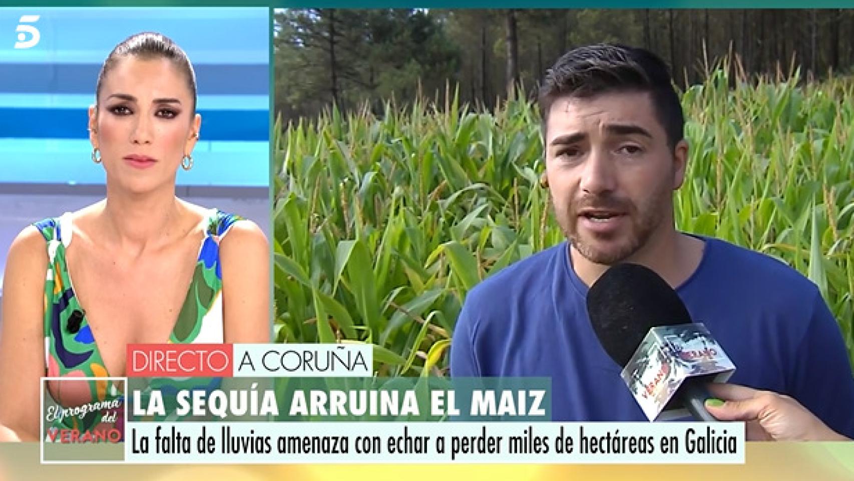 Las lágrimas de Patricia Pardo ante la terrible situación de un ganadero.