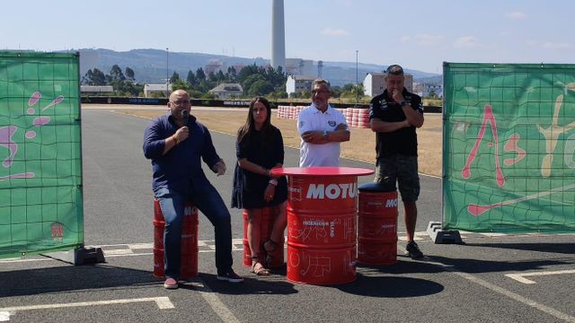 Presentación de la prueba esta mañana en el circuito