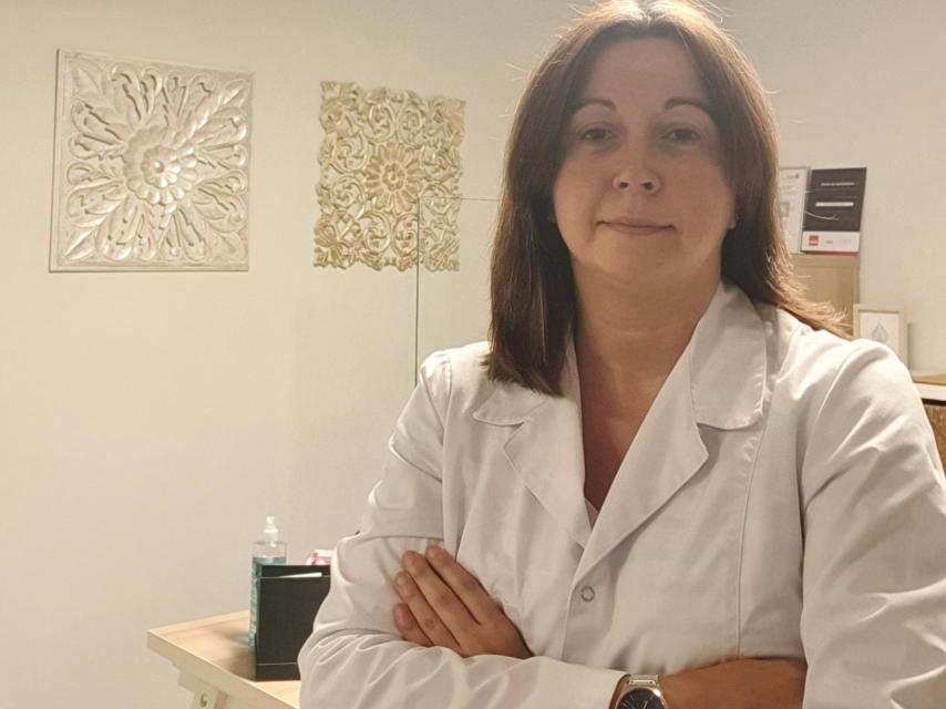 Maria Jesús Manchón en su clínica