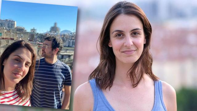 Rita Maestre junto a su marido, Manuel Guedán, en una fotomontaje de EL ESPAÑOL.