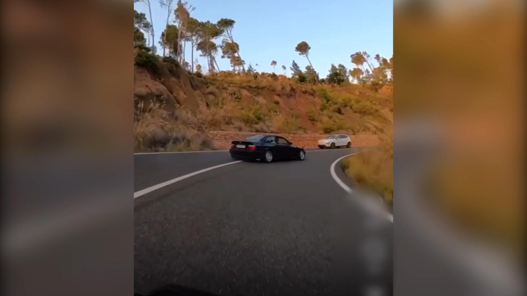 Un instante del conductor en la sierra de Baleares.