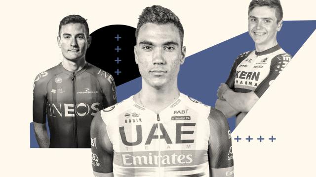 Juan Ayuso, Carlos Rodríguez y Raúl García Pierna