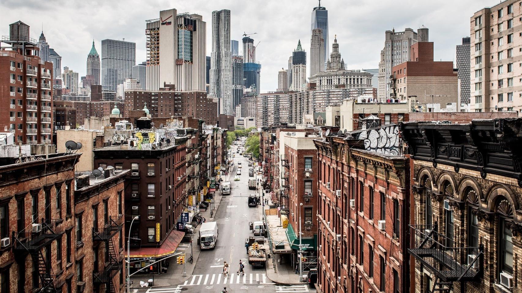 Una calle de Nueva York.