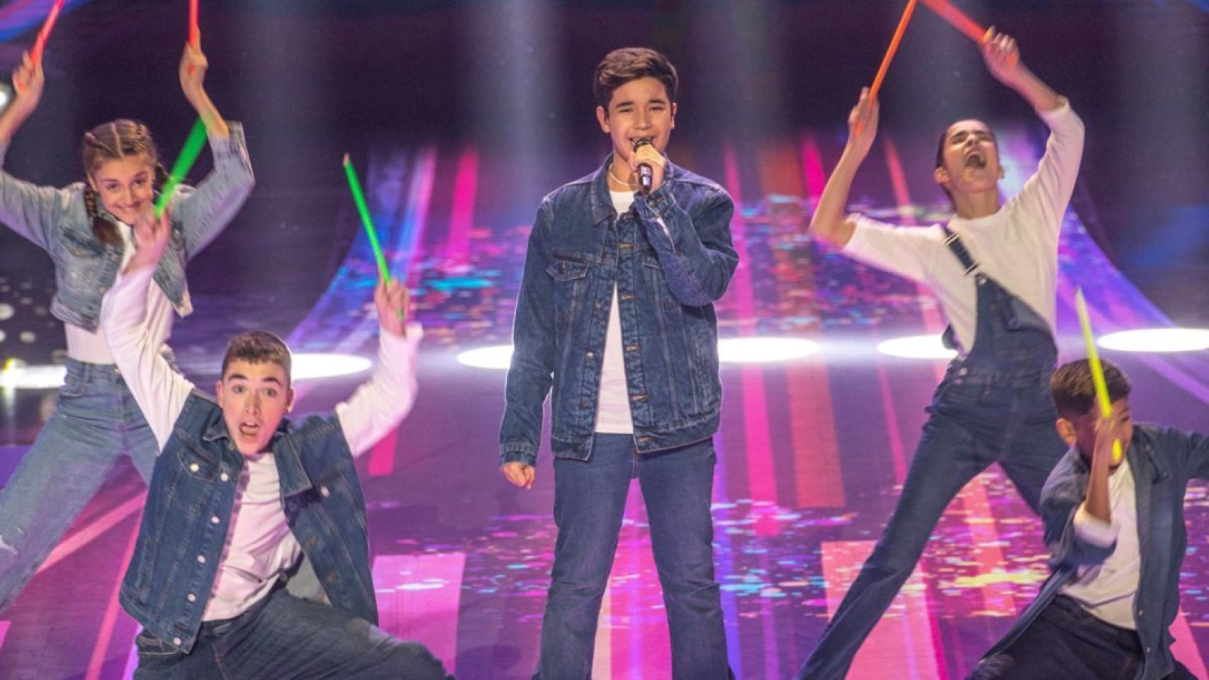 Levi Díaz en Eurovisión Junior 2021