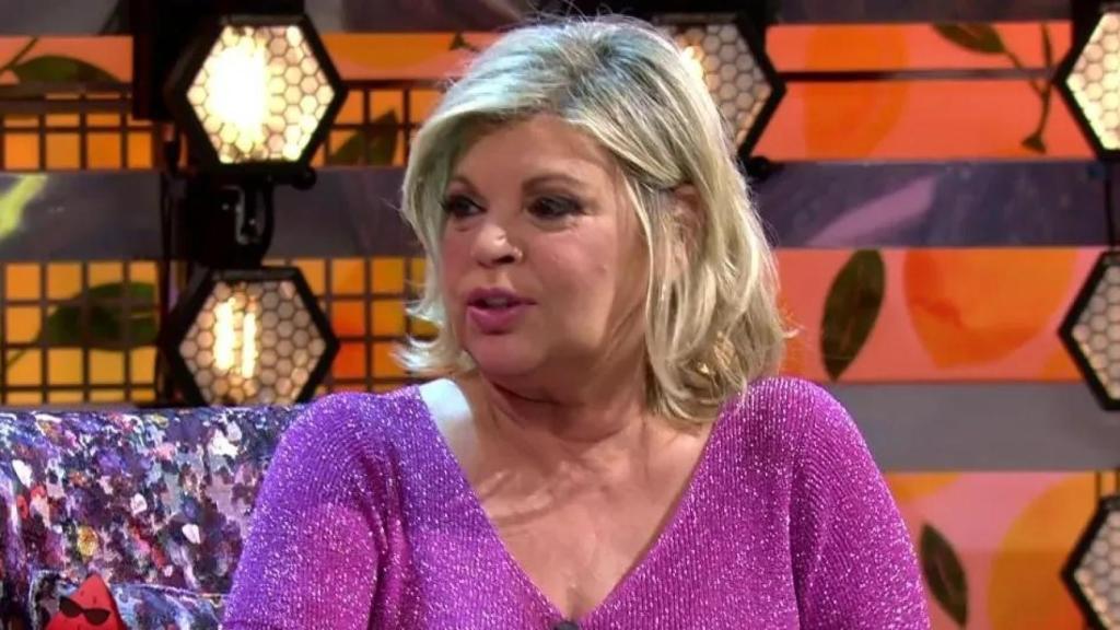 Terelu Campos, durante una intervención en 'Sálvame'