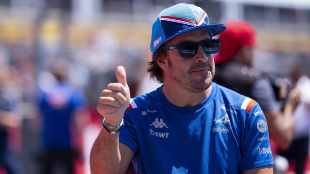 Fernando Alonso durante un Gran Premio de Fórmula 1