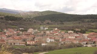 Imagen general del pueblo burgalés de Huerta de Arriba.