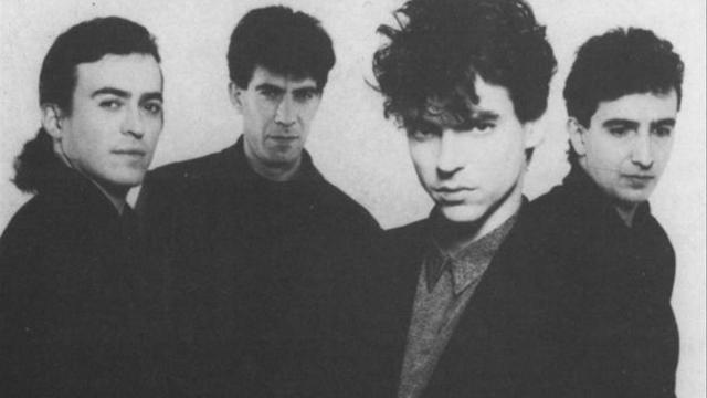 Rafa Callejo, el segundo por la izquierda, con el resto de componentes de la primera época de Tam Tam Go!