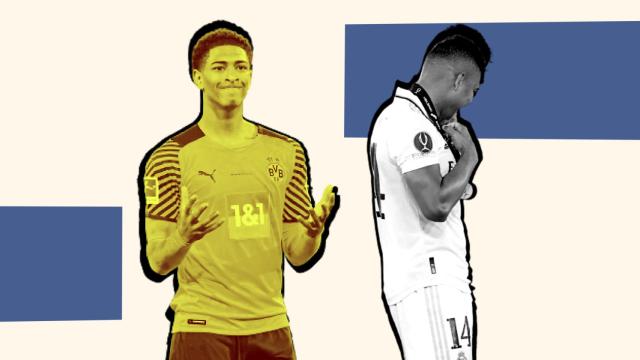 Jude Bellingham y Casemiro.