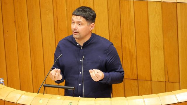 El portavoz parlamentario de Educación del BNG, Manuel Lourenzo.
