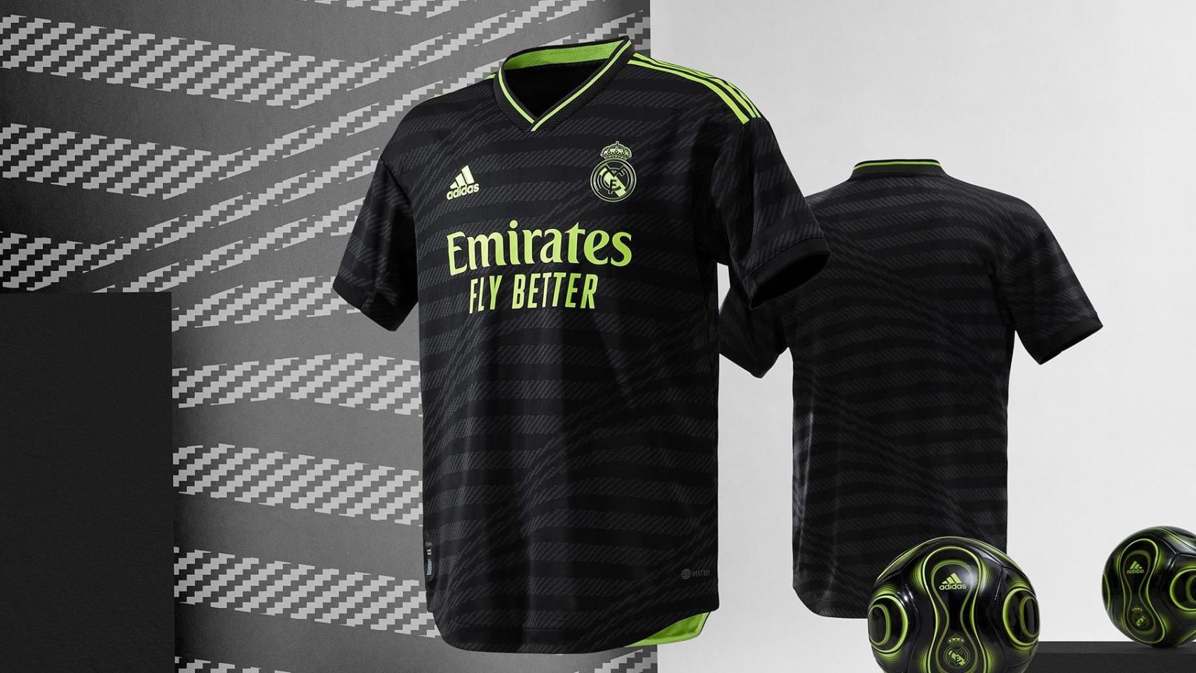 El Real Madrid presenta su tercera equipación para la temporada 2022/2023