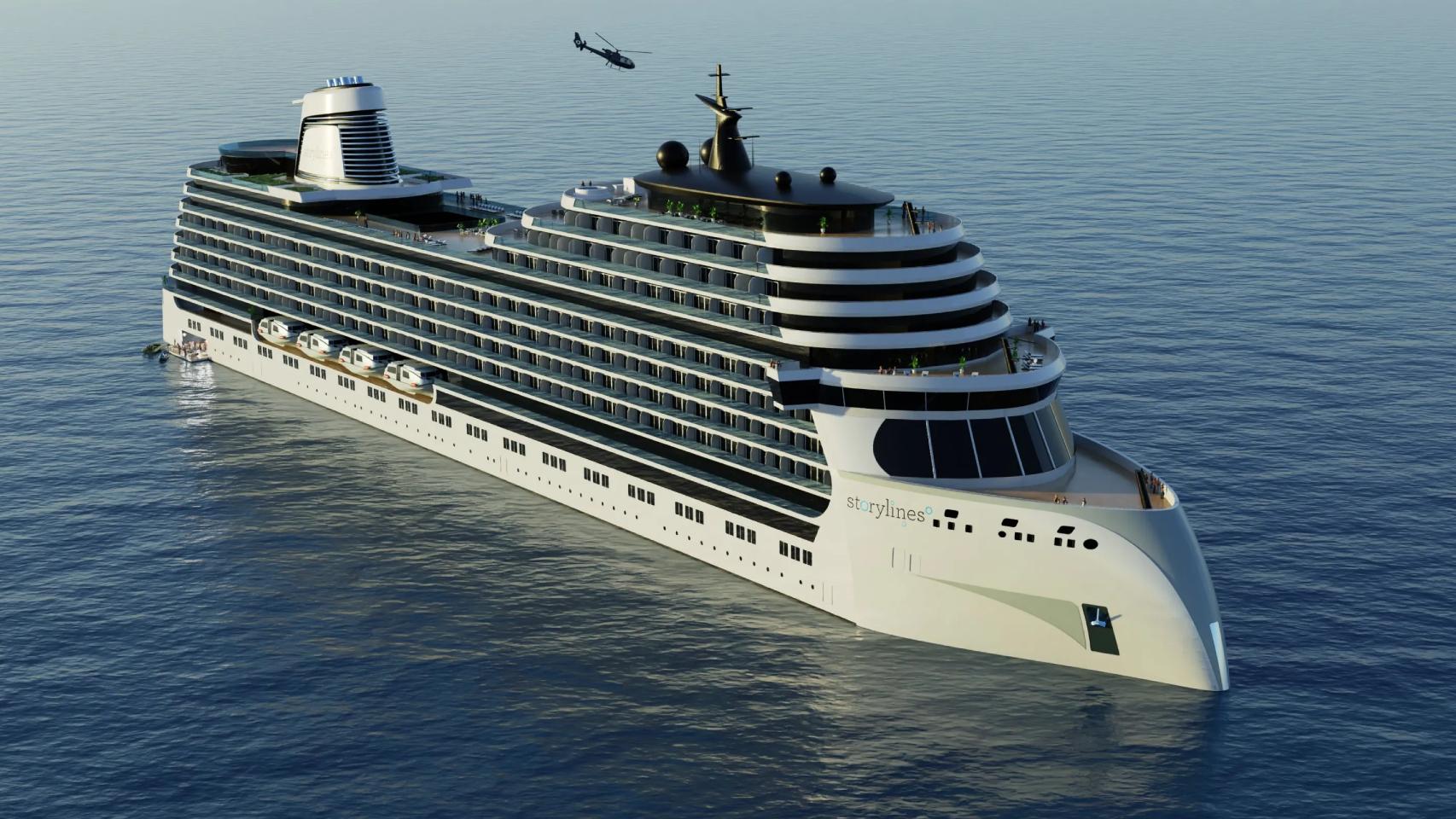 Una recreación del crucero MV Narrative