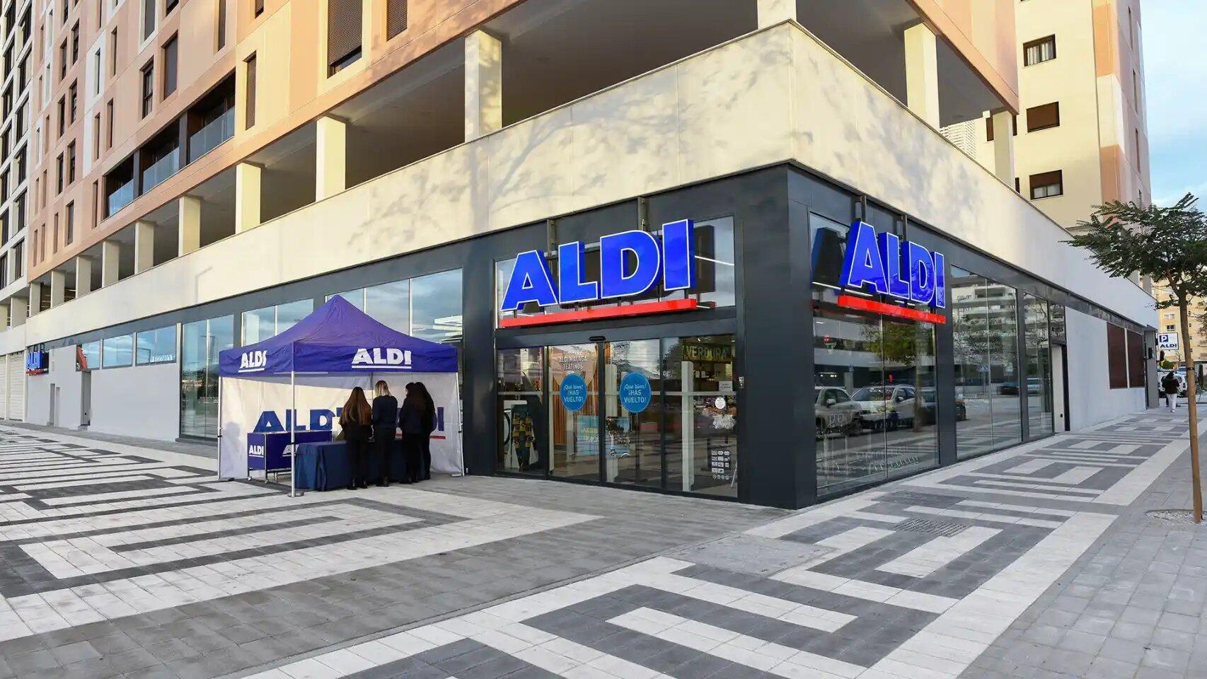Fachada de Aldi.