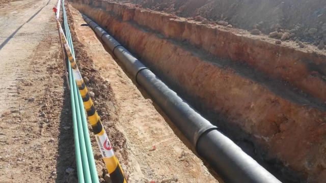 Imagen de archivo de la ubería de la Llanura Manchega.