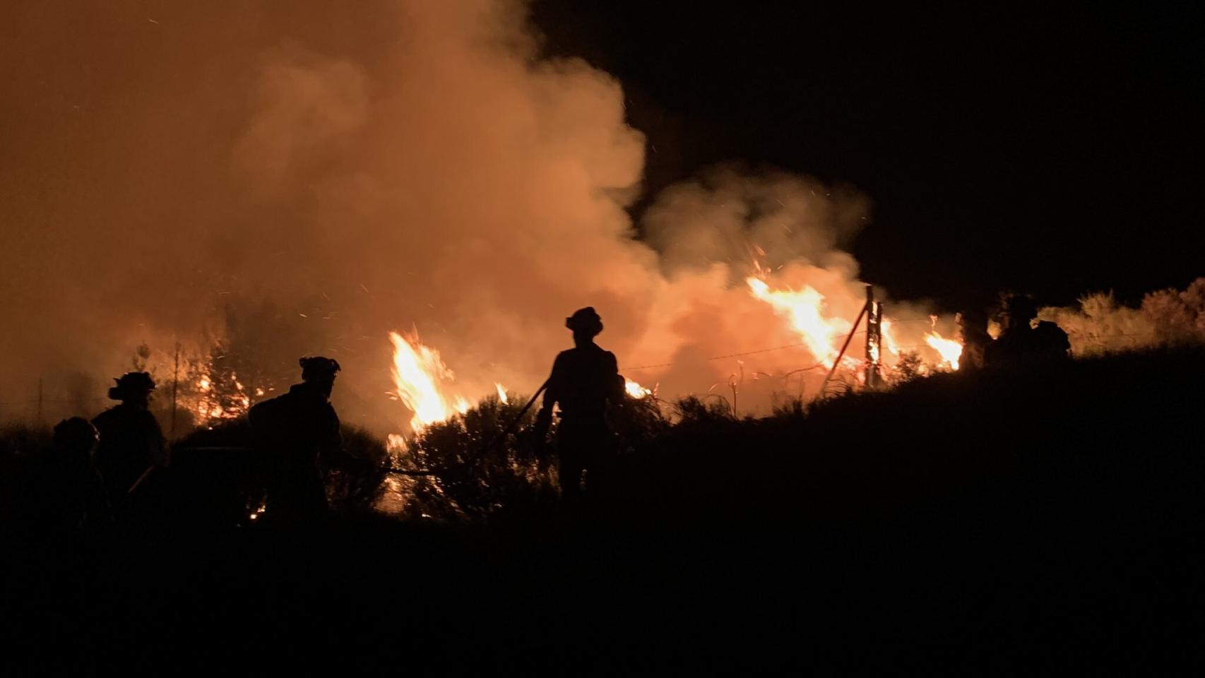 Incendio en Navadijos (Ávila)