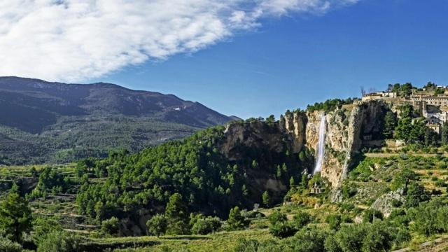 Paraje natural El Salt en Alcoy, Alicante.