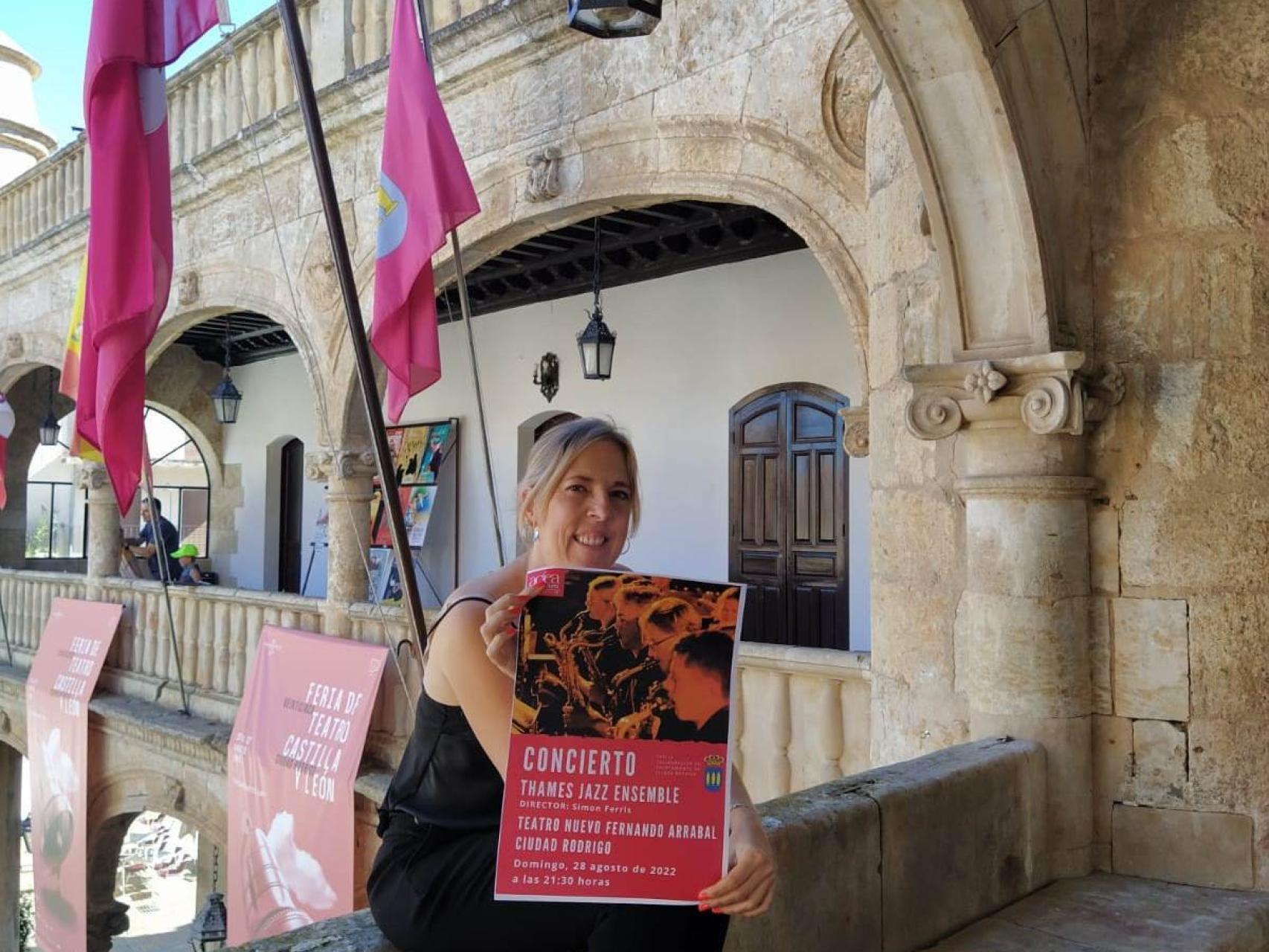 Cartel de la actuación de Thames Yorth Jazz Orchestra