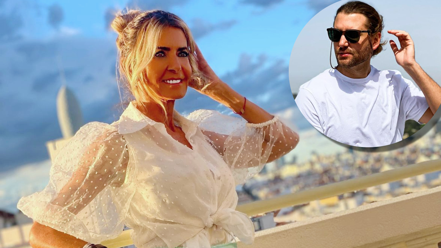 Marisa Martín-Blázquez y su hijo, Nicolás, en un montaje de EL ESPAÑOL.