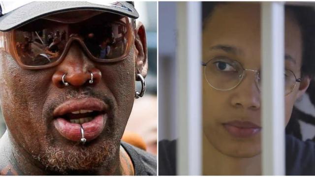 Dennis Rodman y Brittney Griner