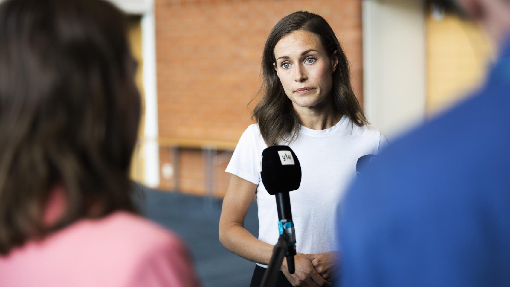 La primera ministra finlandesa, Sanna Marin.
