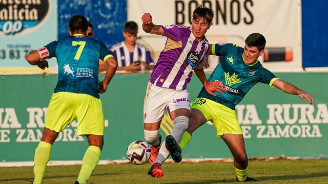 Fresneda en un partido contra el Tordesillas