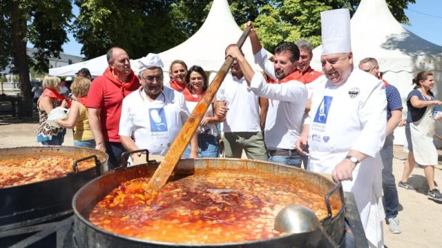 Tudanca durante la judiada en La Granja