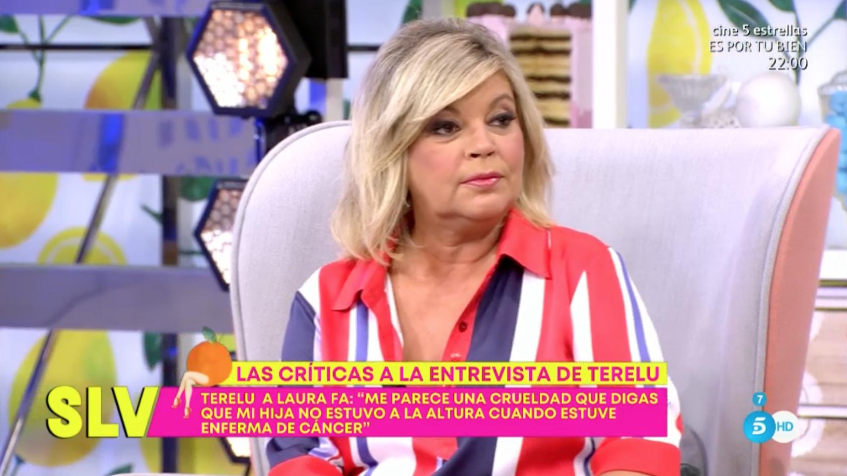 Terelu Campos en 'Sálvame'.