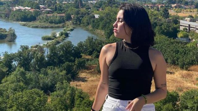 Imagen de la youtuber Dina Stars en Toledo. Foto: Instagram