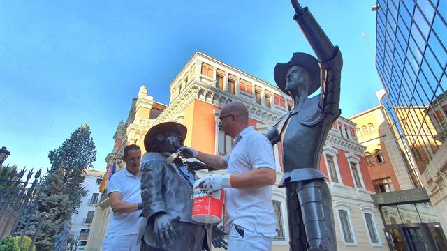 Don Quijote y Sancho se ponen guapos para volver la Feria de Albacete 1.060 días después