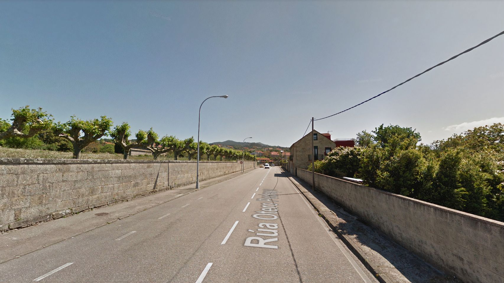 Calle Otero Pedrayo en Nigrán (Pontevedra).