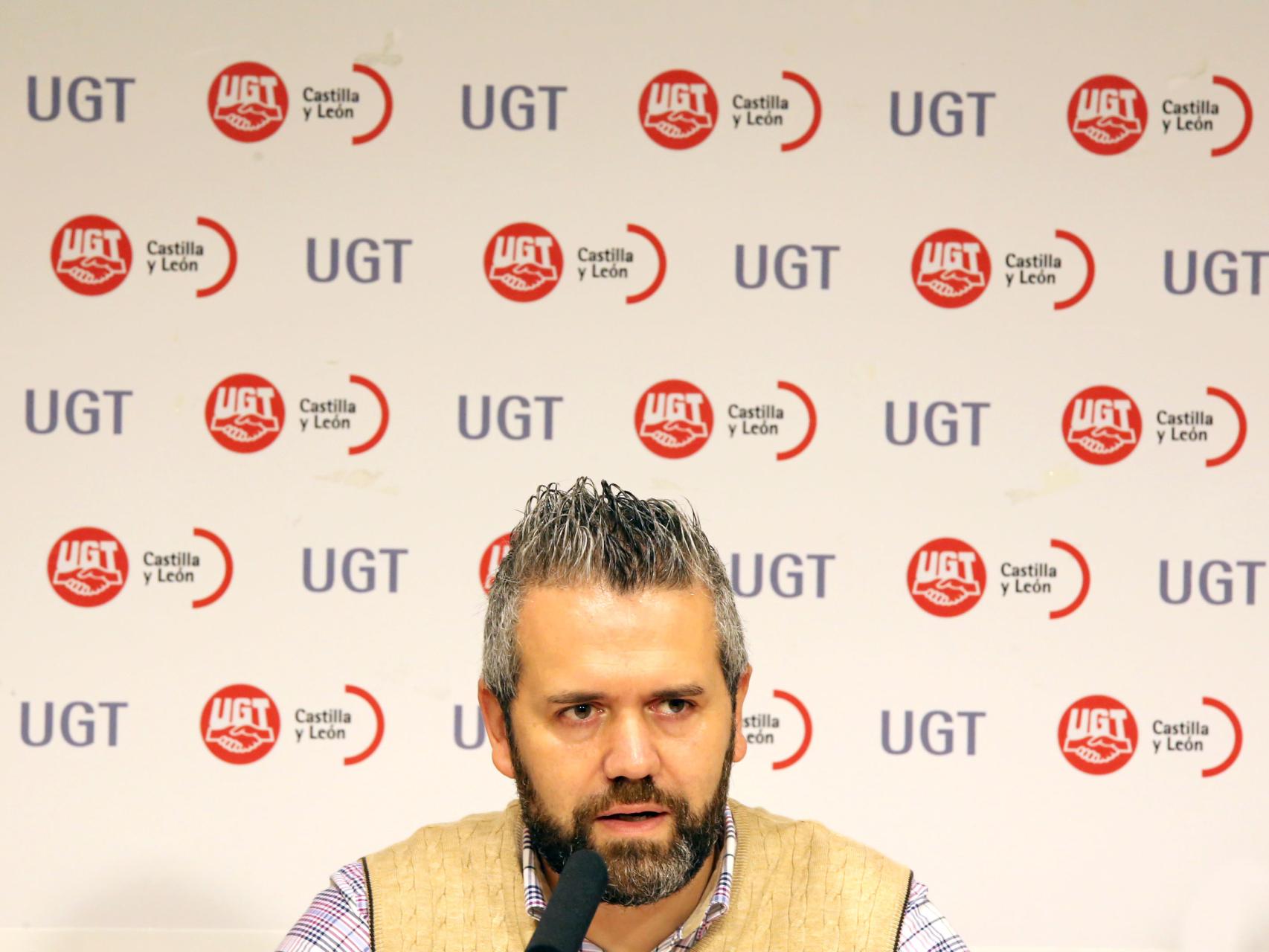 El secretario de Acción Sindical de UGT en Castilla y León, Raúl Santa Eufemia, en una imagen de archivo.