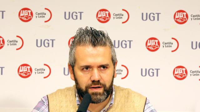 El secretario de Acción Sindical de UGT en Castilla y León, Raúl Santa Eufemia, en una imagen de archivo.