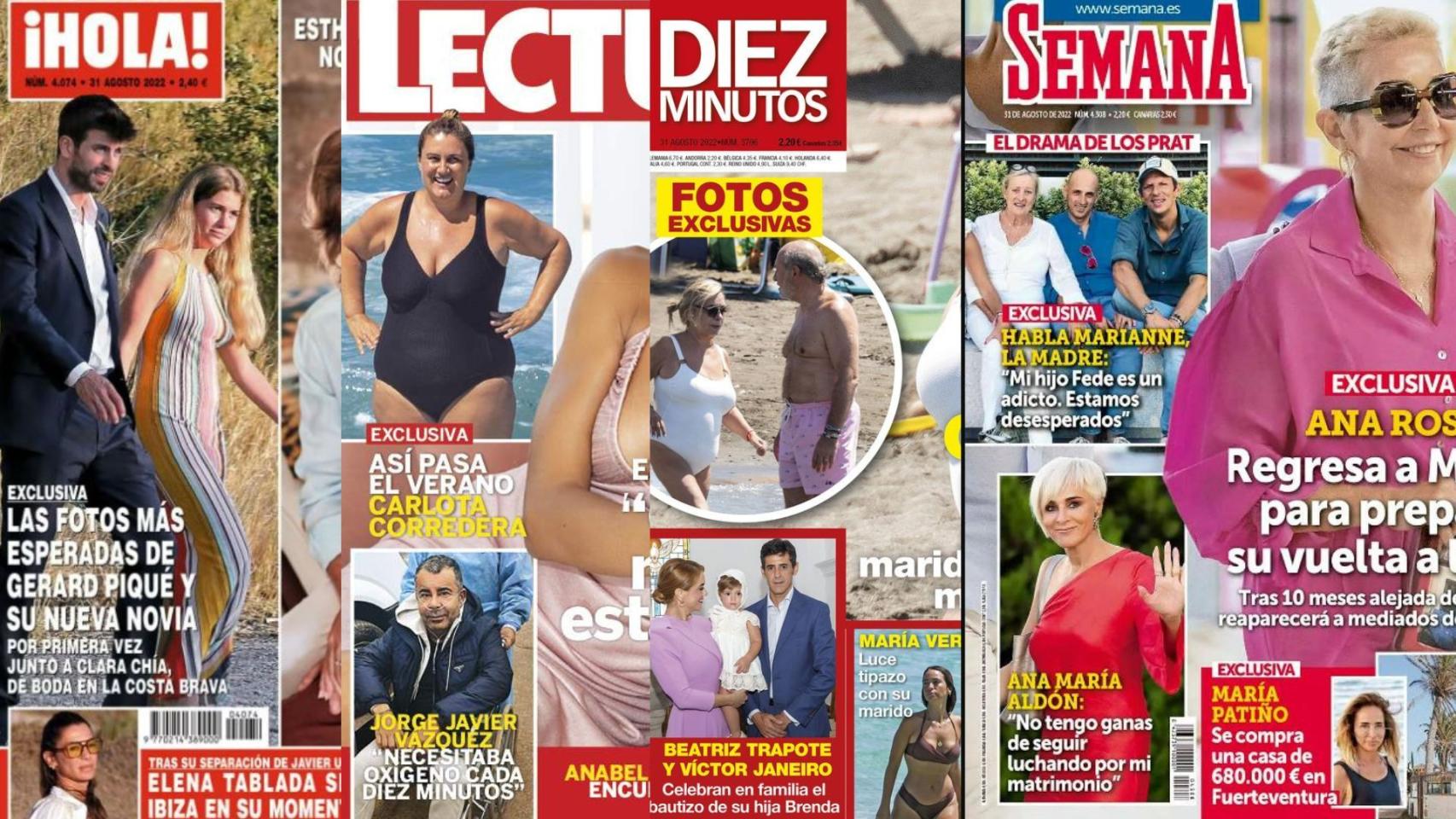 Portadas de revistas.