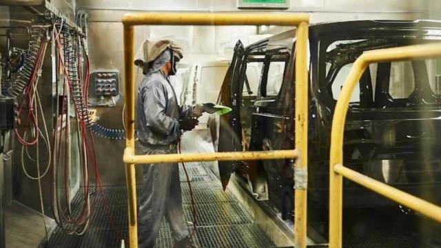 Planta de pinturas de Ford Almussafes. EE.