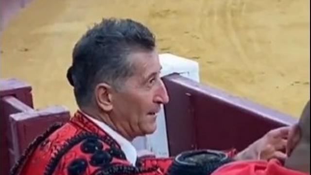 Emilio Bolaños, banderillero de Málaga.