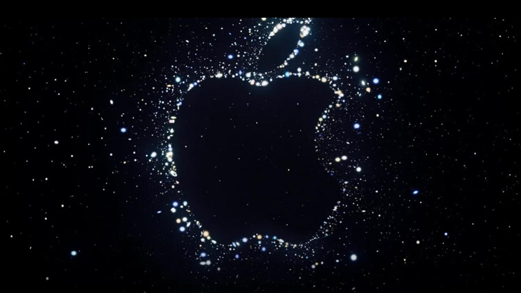 Logo de Apple del evento 'Far Out'.