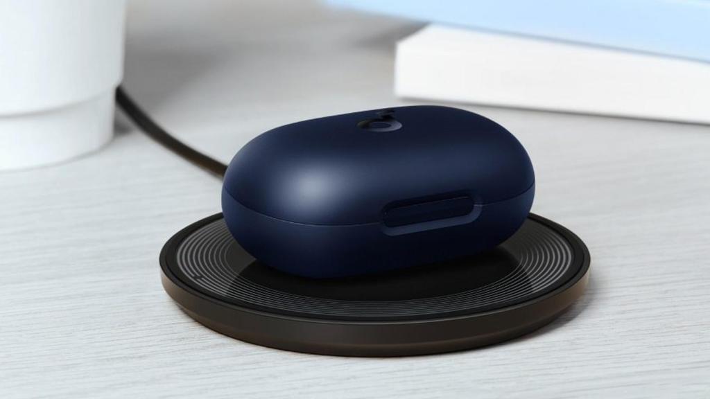 Cargador inalámbrico con auriculares compatibles