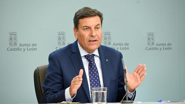 El consejero portavoz Carlos Fernández Carriedo